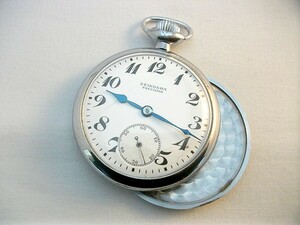 O52b86★SEIKO 古い懐中時計 プレシジョン 手巻き 鉄道時計 動作品 19セイコー