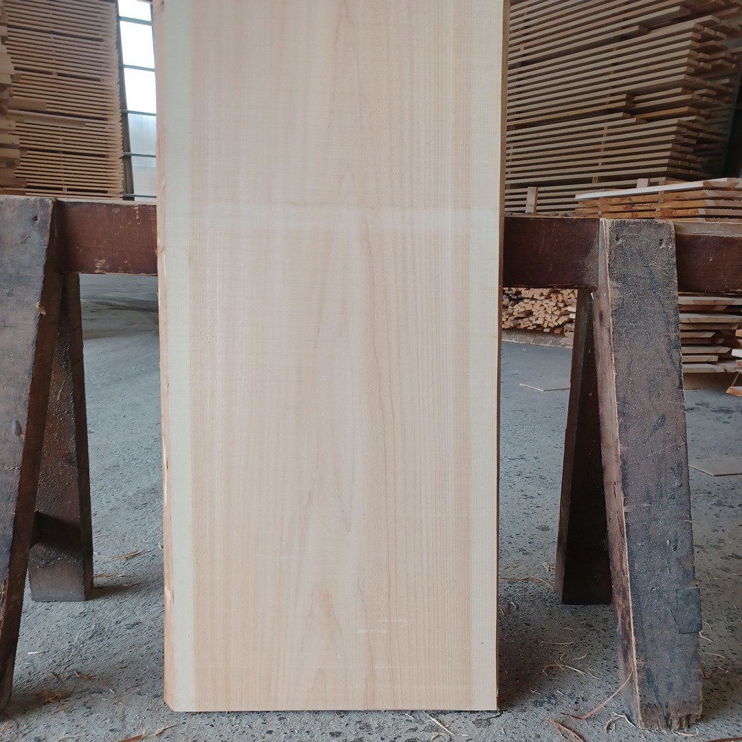 A-1234【147×42~48.5×3.5cm】 国産ひのき 耳付板 テーブル カウンター