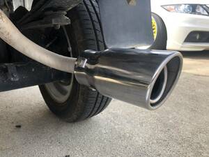 Pilot stainless steel exhaust TIP slant cut tip USDM is s cut light compact PM-5118 immediate payment 