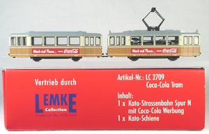 LEMKE #LC2709 tram CocaCola collection ( Brown )* special price *