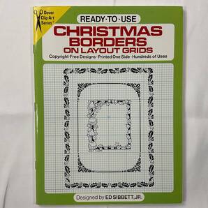 ★デザイン 手芸本■送料無料■そのまま使える クリスマスボーダー 40 コピーライトフリー DOVER■ARTBOOK_OUTLET4■K1-041