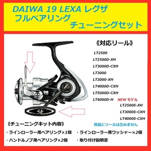 ◇ 送料込 DAIWA ダイワ リール 19 LEXA レグザ 専用 フルベアリング セット