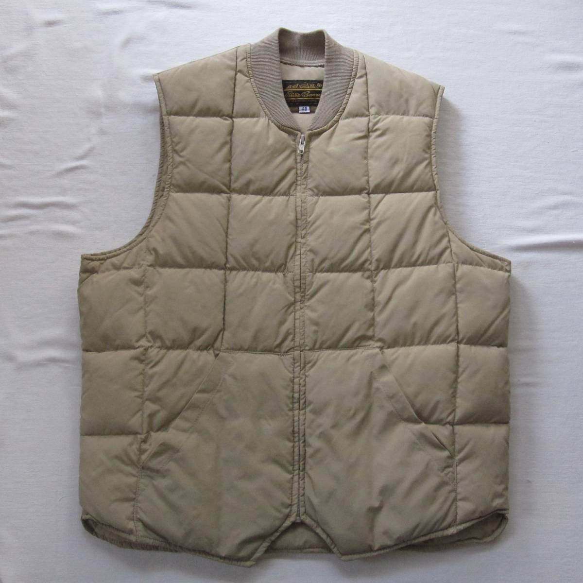 柴田ひかり 着用 Eddie Bauer 80s ダウンベスト ベージュ 金タグ | www