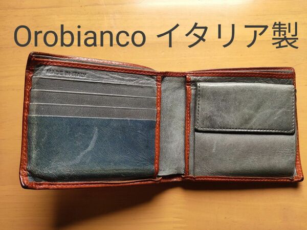 【イタリア製】 Orobianco オロビアンコ 財布 折り財布 二つ折り