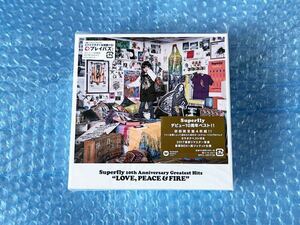 新品初回盤4CDベスト！Superfly [Superfly 10th Anniversary Greatest Hits『LOVE, PEACE & FIRE』]