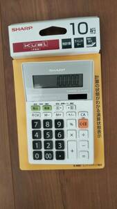 [ не использовался ]SHARP sharp калькулятор Kual EL-M10E7