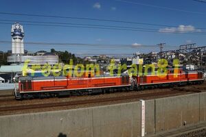 鉄道写真 04094:DD51-1183+DD51-1109