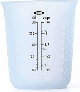 OXO 計量カップ 電子レンジ対応 シリコン メジャーカップ 小 300ml