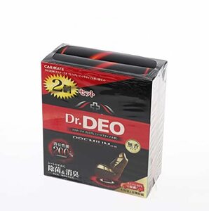 カーメイト 車用 除菌消臭剤 ドクターデオ Dr.DEO プレミアム シート下タイプ大型 無香 安定化二酸化塩素 2個セット 350g×2 D2