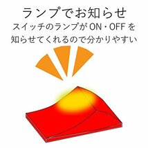 エレコム 電源タップ トリプルタップ 雷ガード 一括スッチ 1個口 ホワイト T-KTR02WH_画像8