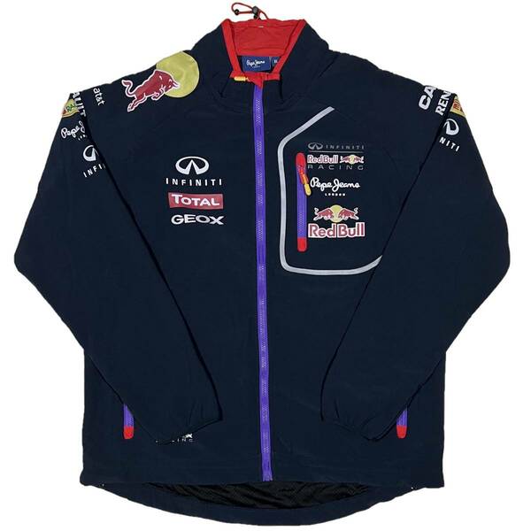 ペペジーンズ Pepe Jeans レッドブル Red bull Racing レーシング OTL2014 刺繍 ジャケット ネイビー(XL) [並行輸入品]