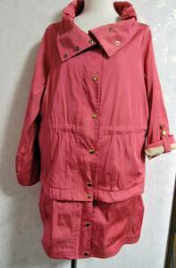  быстрое решение!!DoCLASSE розовый серия весеннее пальто .. удален OK M размер полиэстер 100% б/у 