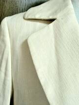 VAUDEVILLE　ベージュ系　４０サイズ　ロングコート　中古　日本製　春物_画像7