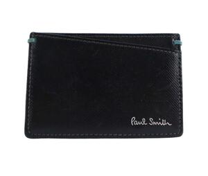 Paul Smith Paul Smith card-case card inserting ticket holder black 