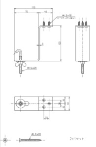 a 送料520円 TOTO 洗面器固定金具 TL830G 在庫品 未使用