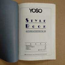 洋装　スタイルブック autumn & winter’89/’90 　10月号付録_画像3