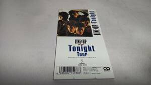 D2587　 『8cmcd シングル』　Tonight　/　LINE-UP ラインナップ Tour