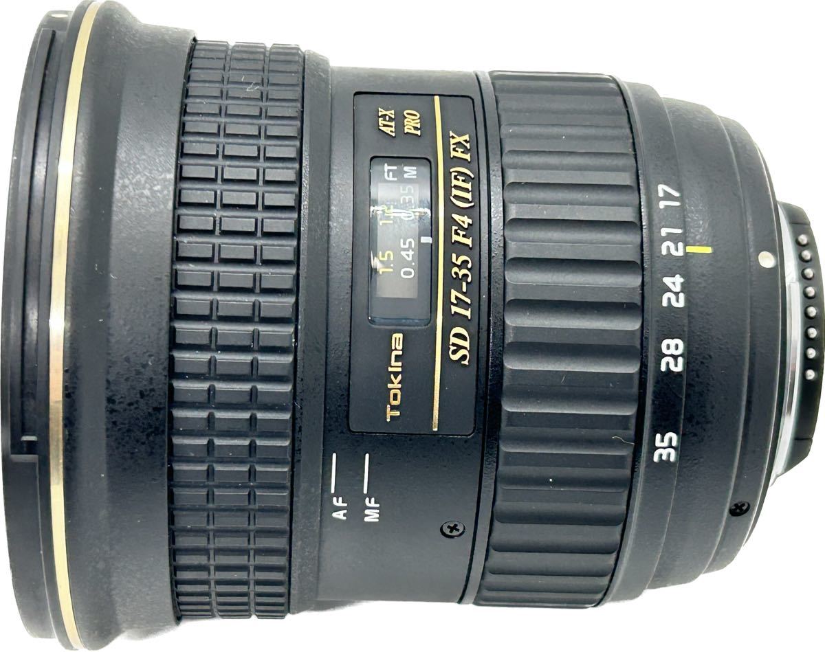 ☆極上品☆ トキナーTokina AT-X PRO SD 17-35mm F4 FX IF Nikon
