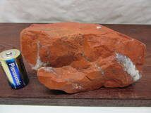 保★T　目玉品　赤石　レッドジャスパー　　アクセサリー原石　　即決 15.5cmx9.5cmx6cm 1.1kg_画像2