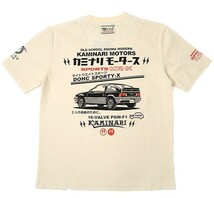 カミナリモータース/CR-X/Tシャツ/ホワイト/XXL/KMT-230/エフ商会/テッドマン_画像1