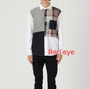 《新品 タグ付き》ブラックレーベルクレストブリッジ パッチワークチェックシャツ