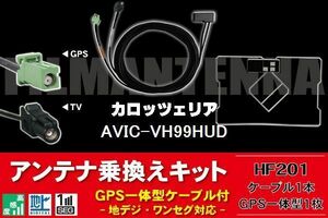 GPS в одном корпусе антенна & антенна кабель & GPS антенна-пленка комплект Carozzeria carrozzeria AVIC-VH99HUD для HF201 цифровое радиовещание 