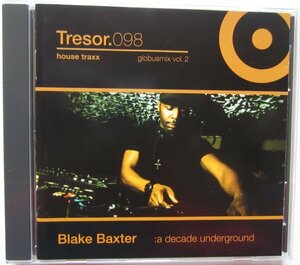 【送料無料】Blake Baxter A Decade Underground Tresor.098 Globus Mix Vol. 2
