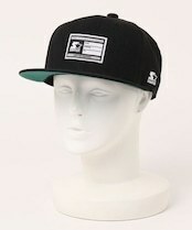 TE/STARTER BLACK LABEL(スターター ブラックレーベル)フラットキャップ ST-CAP009　ブラック