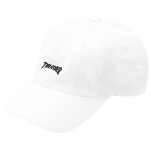 MO/THRASHER(スラッシャー) 6パネル ローキャップ ホワイト THR-C01