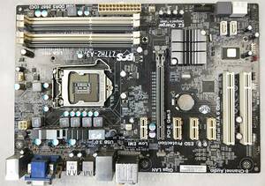 【中古パーツ】BIOS確認のみ、Z77H2-A3 V:1.2 マザーボード ＩＯパネル付 LGA1155 ■MB2487