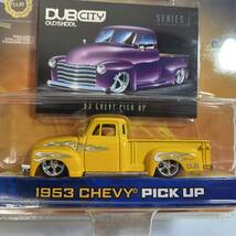 JADA 1/64 DUB CITY OLDSKOOL series1 1953 CHEVY PICK UP '53 シェビー ピックアップ_画像2