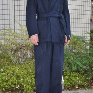 40’s フレンチミリタリー SSAホスピタル ウール セットアップ デッドストック