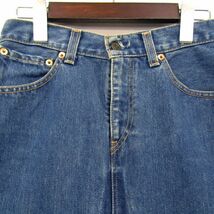 サイズ XS クロアチア製 リーバイス Levi's レディース コットン デニムスカート ロング カットオフ 古着 2F1994_画像5