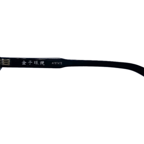 金子眼鏡 カネコガンキョウ KA-31 ACETATE アセテート メガネ セルフレーム プラスチック ブラックの画像6