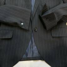 【超美品】オリヒカ　パンツスーツ　9 OL ビジネス　通勤　セレモニー　ストライプスーツ_画像5