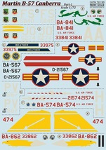 プリントスケール 72-193 1/72 B-57 キャンベラ Part1 コンプリートセット_画像3
