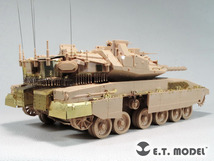 ET MODEL 1/35 EA35-125 1/35 イスラエル メルカバMk4Mトロフィーアクティブ防御システム用チェーンスカートセット(モンモデル用）_画像3