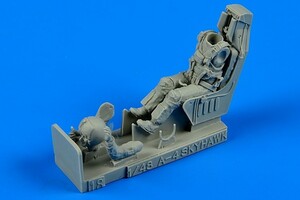 エアロボーナス 480078 1/48 US Navy Fighter Pilot with ej.seat for A-4A/B/C/E/F/M Skyhawk(汎用)