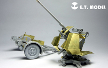 E.T.model E35-025 1/35 WWII ドイツ 3.7cm FLAK 37 対空砲(トランぺッター 02310用）_画像4