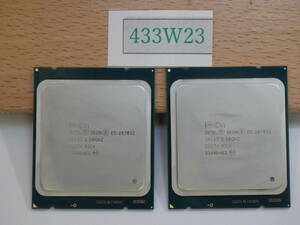 サーバー Intel Xeon E5-2670V2 SR1A7 CPU 2.50GHz COSTA RICA セット２個 LGA2011 動作品保証#433W23