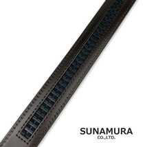 全2色 SUNAMURA オリジナル リアルレザー スマートロック ベルト 穴なし ロングタイプ_画像6