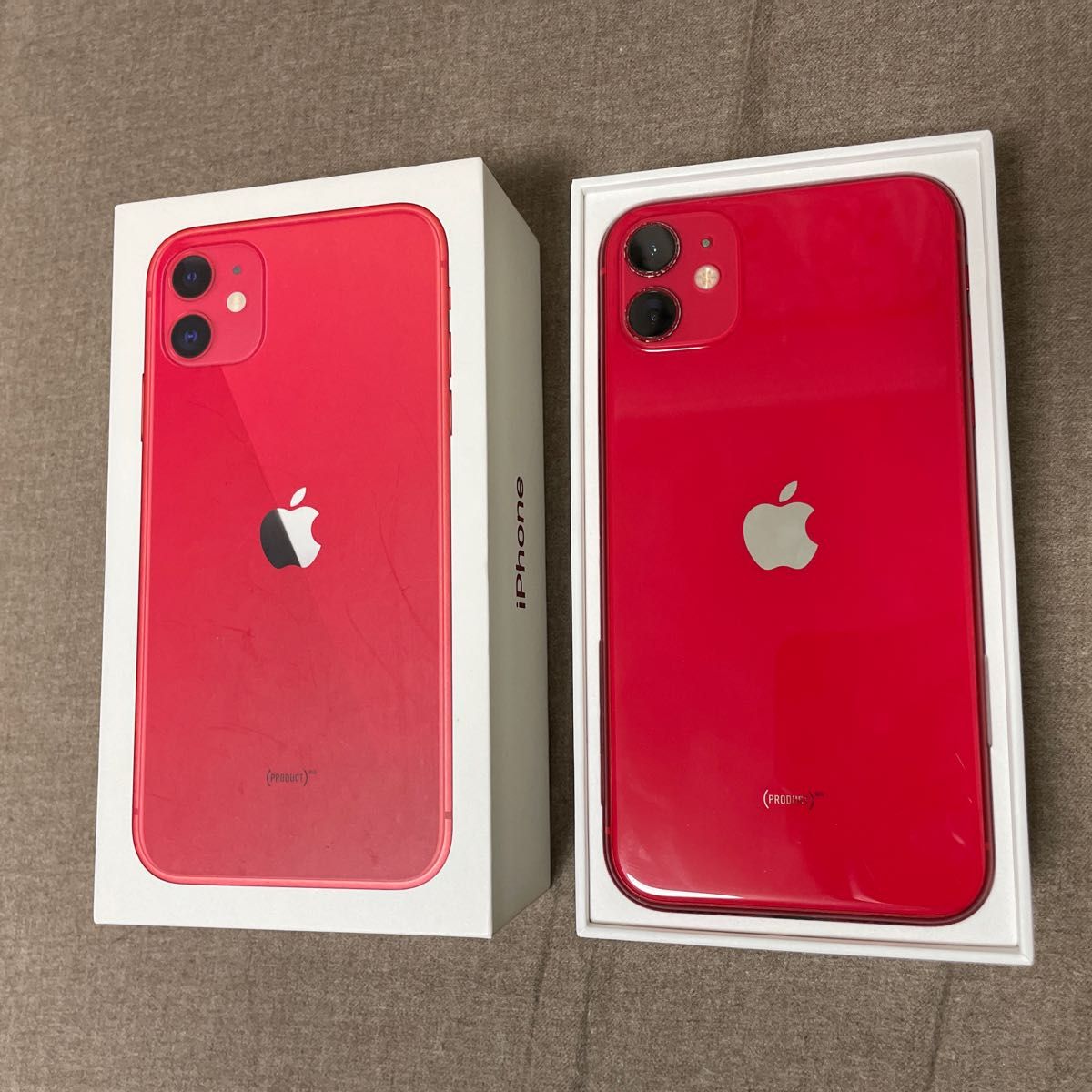 品質保証 - Apple iPhone11 64GB レッド 背面割れ - 直営:11496円