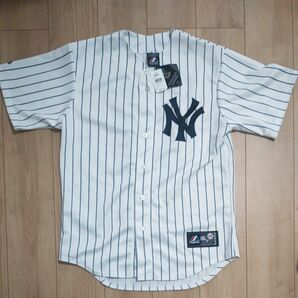【新品未使用】ヤンキース ニューヨークヤンキース ベースボールシャツ マジェスティック Majestic ニューヨーク 半袖 田中