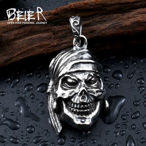  men's pendant skeleton stainless steel titanium stylish adult . just good-looking 