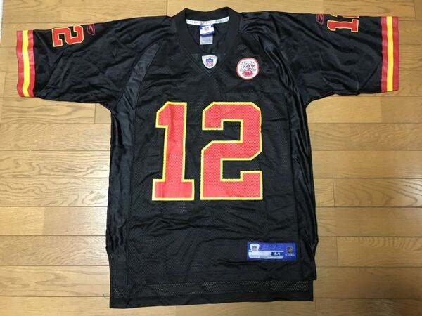 NFL KANSAS CITY CHIEFS #12 CROYLE MEN’S JERSEY (Reebok) size-M(着丈78身幅57) 中古 送料無料 NCNR