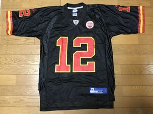 NFL KANSAS CITY CHIEFS #12 CROYLE MEN’S JERSEY (Reebok) size-M(着丈78身幅57) 中古 送料無料 NCNR