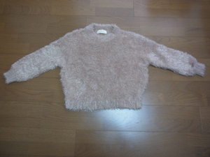 ダブルクローゼット w closet wears inc ニット 長袖 セーター ベージュ系 USED 美品！