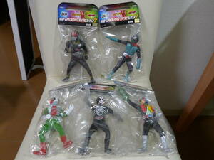  van Puresuto Kamen Rider коллекционный sofvi фигурка 2 все 5 вид старый 1 номер V3 Riderman черный воин 