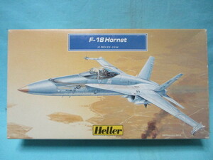 e rail /Heller 1/144 America navy F/A-18A Hornet VMFA-314 black naitsu breaking the seal / not yet constructed / present condition goods ef toys J Wing Dragon 