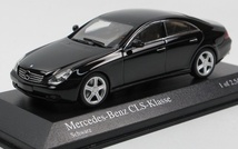 【稀少!】Ж ミニチャンプス 1/43 PMA メルセデス ベンツ CLS 2004 黒 Mercedes Benz CLS Black MINICHAMPS Ж Daimler AMG Maybach CLA E_画像1